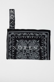 LUCKY CLUTCH BANDANA BLACK BIG